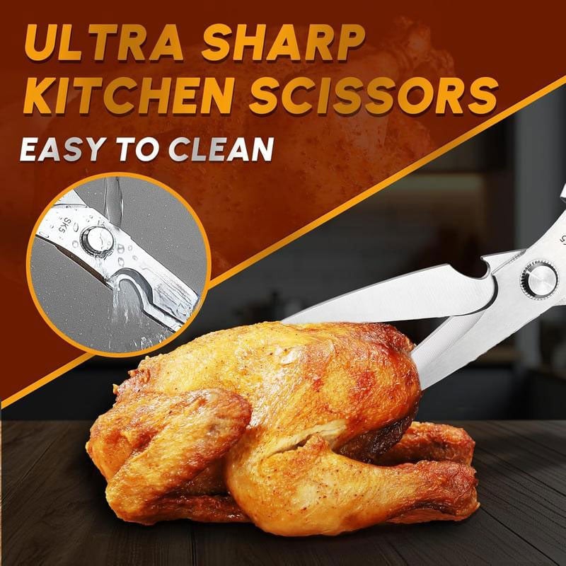 🎁TikTok Last Day Sale - 70% OFF🎉Kitchen Scissors All Purpose - Stainless Steel Kitchen Shears