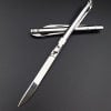 Portable stainless steel folding pen knife