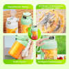 💥Letzter Tag 49% Rabatt❄️Tragbare Saftpresse‑Tasse mit Display