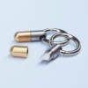 Stainless Steel Capsule Keyring EDC Cutting Tools