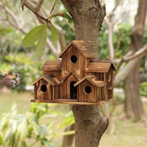 🔥Handmade 6 Hole Bird House-Buy 2 Get Free shipping