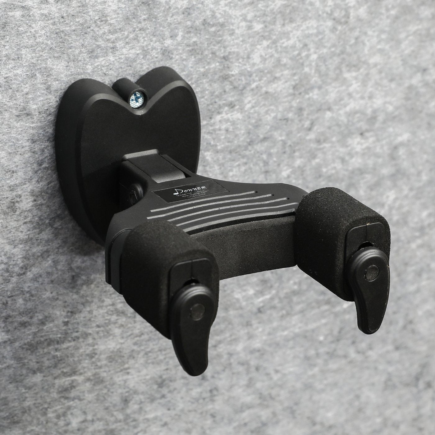 Guitar Mount Auto Lock Guitar Hanger For Guitar Black