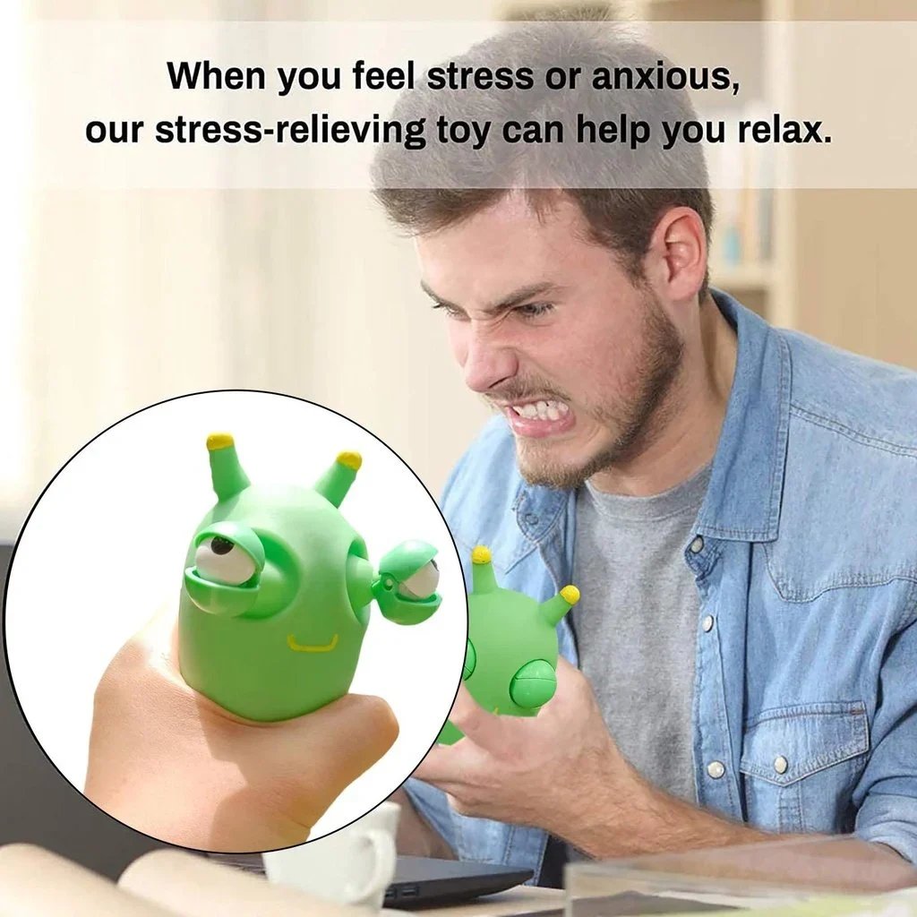 🎄(Christmas Hot Sale - 49% Off) Stare Cabbage Worm - Stress Relief and Anti Anxiety Toy