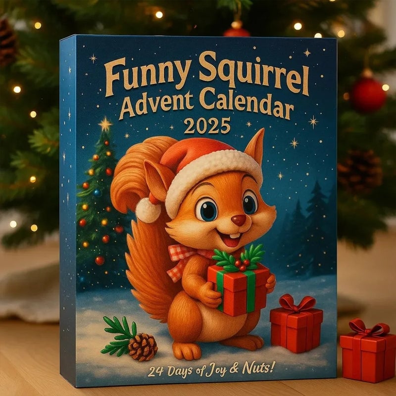 🐿️🎁 Funny Squirrel Advent Calendar 2025