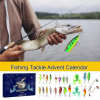 🎄🎅Early Christmas Promotion 49% OFF 🎣24 Days Christmas Countdown Fish Tackle Set