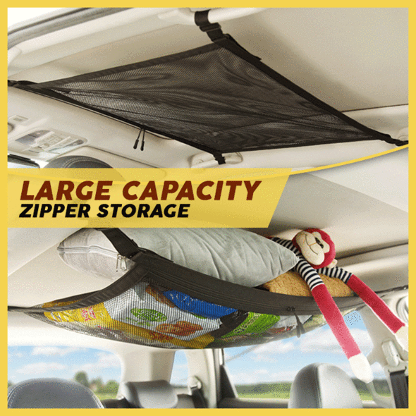 (Summer Flash Sale- 50% OFF) Car Ceiling Storage Net-General Models