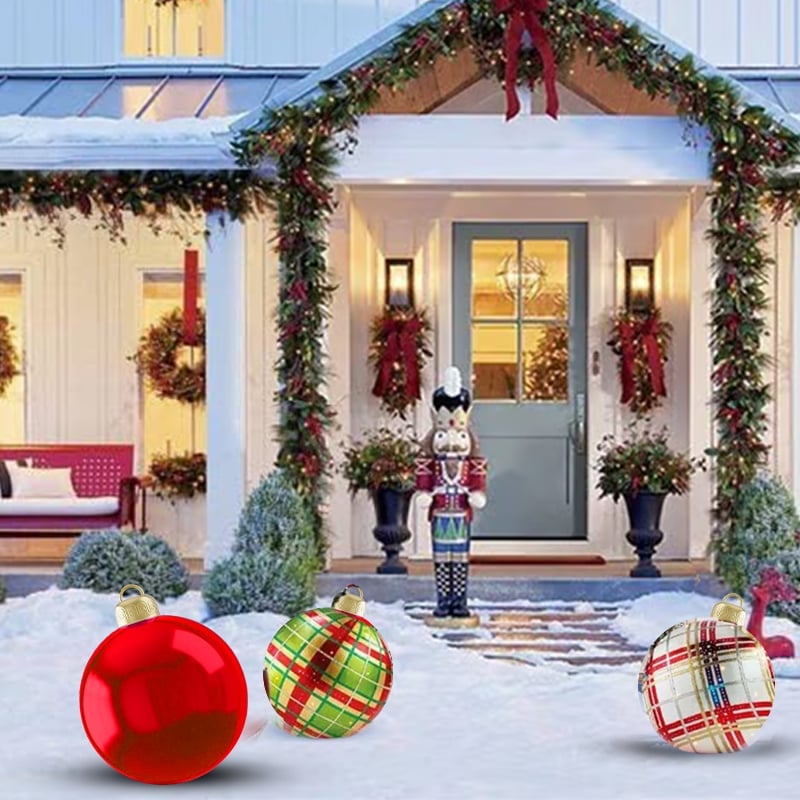 🎁TikTok Last Day Sale - 70% OFF🎄Outdoor Holiday PVC Inflatable Decorated Ball🎈
