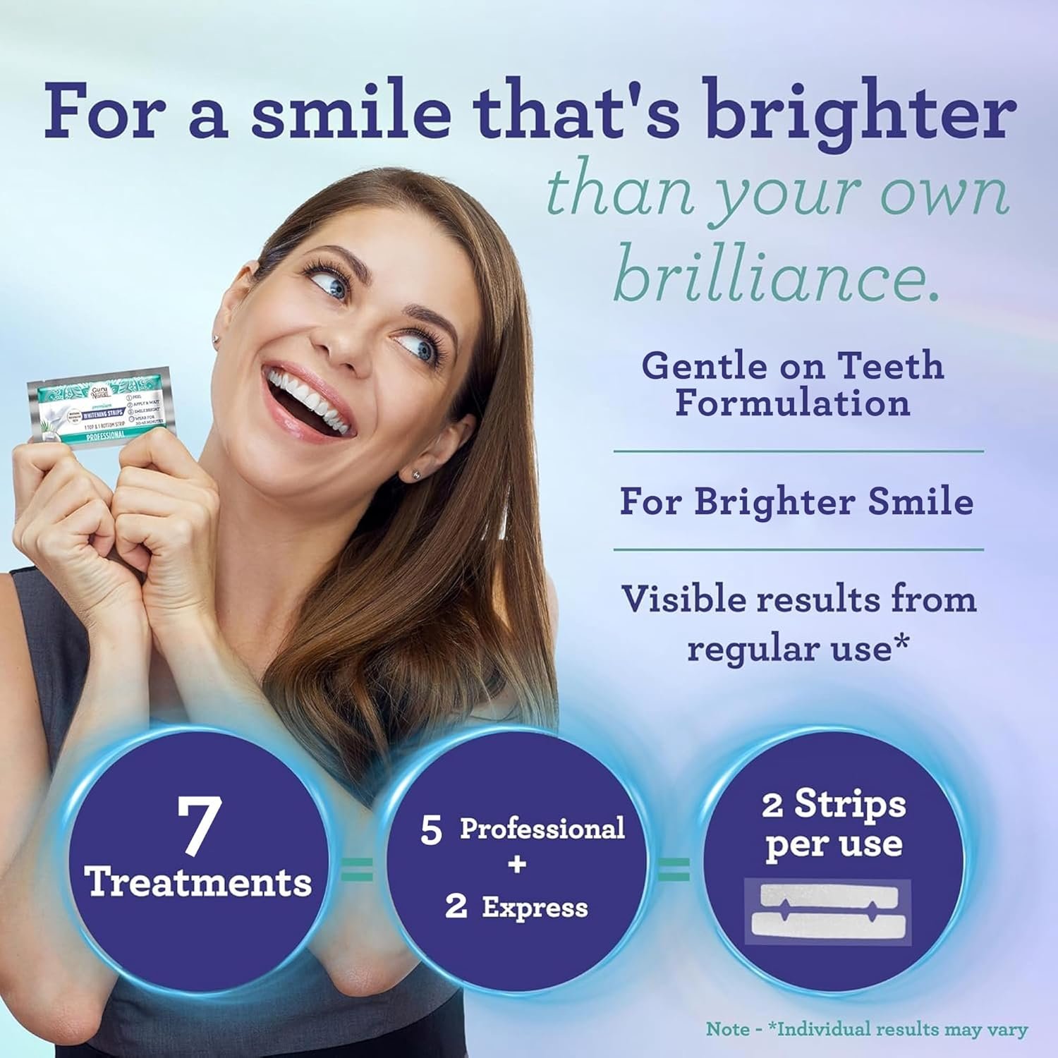 🔥Last 4 hours Sale--GuruNanda Teeth Whitening Strips