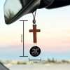 💥LAST DAY SALE 50% OFF💥Bible Verse Car Rearview Hanging Cross Ornament