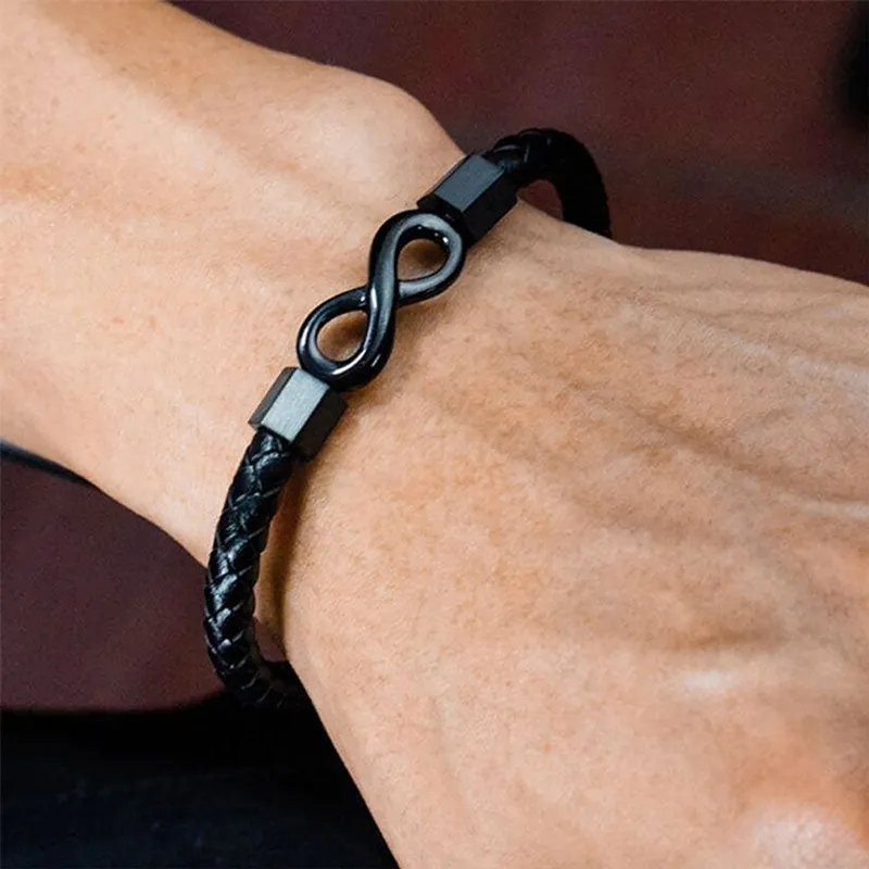 🔥Early Christmas Sale 50% OFF🎄For Son - Ceramic Infinity Braided Bracelet