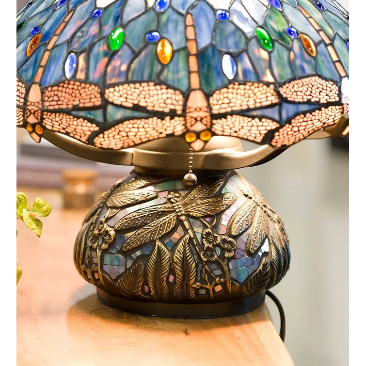 Stained Colored Glaze Series Table Lamp