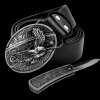 (🔥Last Day Promotion- SAVE 48% OFF)Fashion Punk Men's Genuine Leather Belt With Knife-Buy 2 Free Shipping
