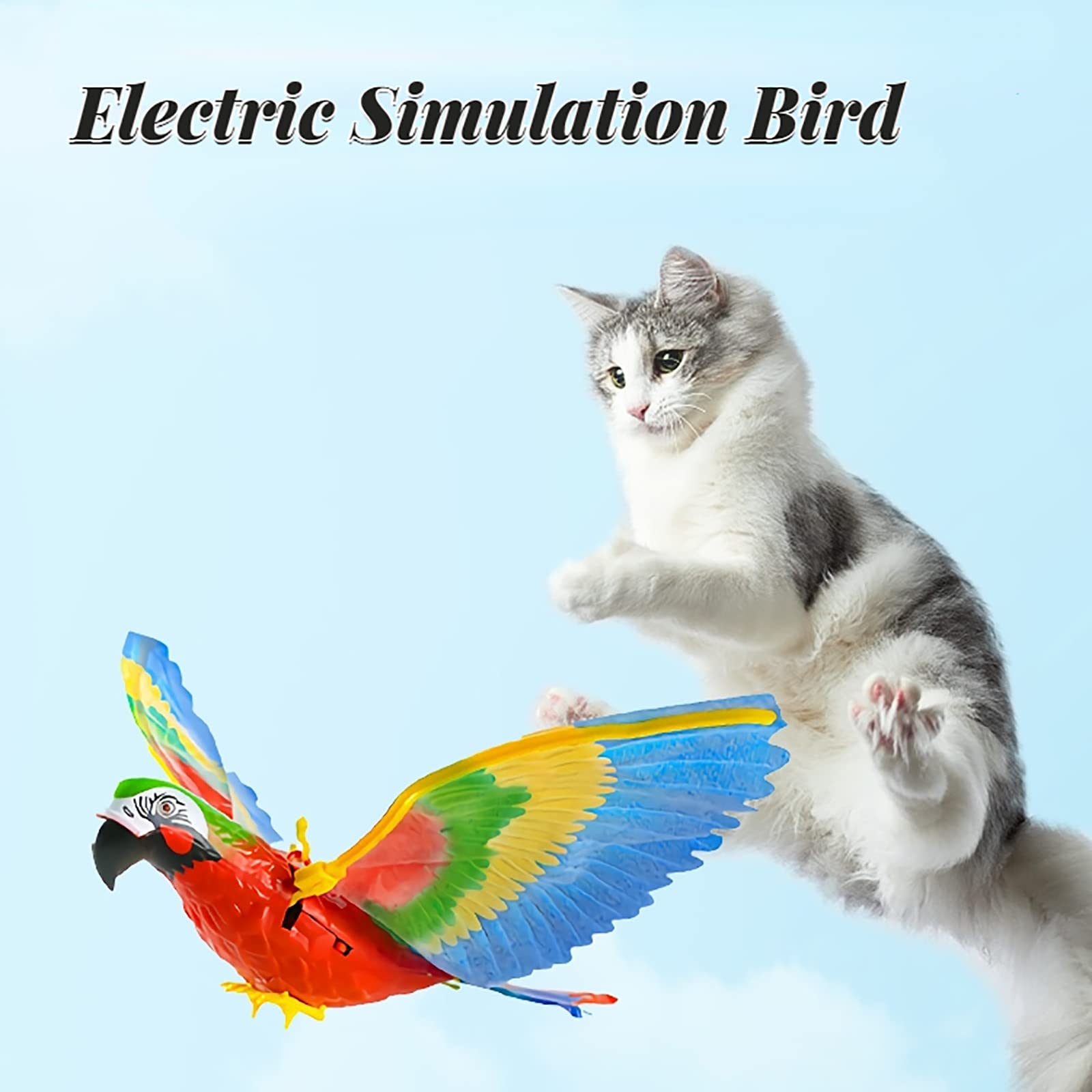 （🔥Special Offer 1000pcs 50% OFF）- Automatic Moving Simulation Bird Interactive Cat Toy for Indoor Cats