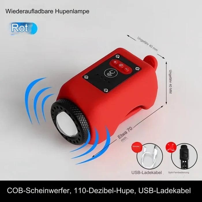 ✨Letzter Tag 49 % Rabatt🔥 Elektronische Hupenklingel für Mountainbikes