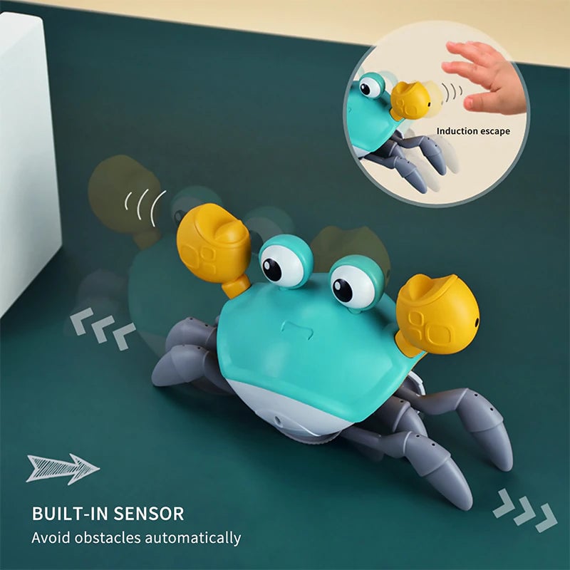 (🎅Early Christmas Sale - 50% OFF) 🎁Interactive Crawling Crab Baby Toy - 🚚Buy 2 Get Free Shipping