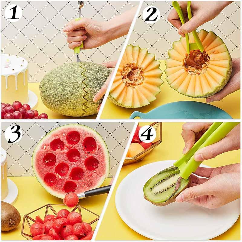 Christmas Hot Sale 48% OFF - 4 In 1 Fruit Carving Knife - BUY 2 GET 1 FREE NOW