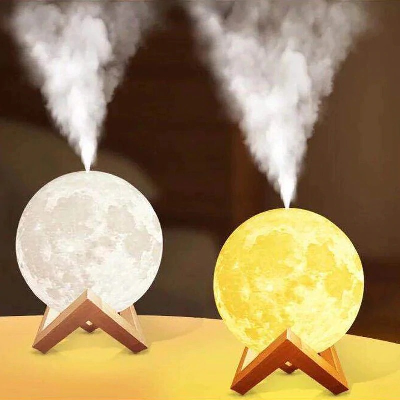 3D LED Moon Lamp Air Humidifier
