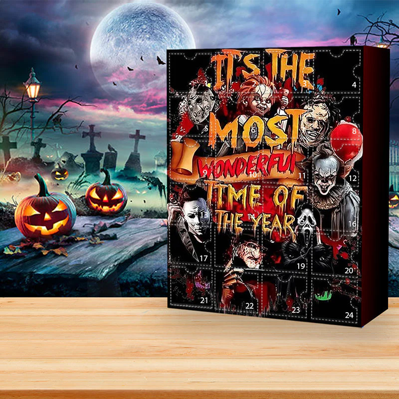 🔥Last Day Promotion 48% OFF-🎁-Halloween Horror Movie Characters Advent Calendar