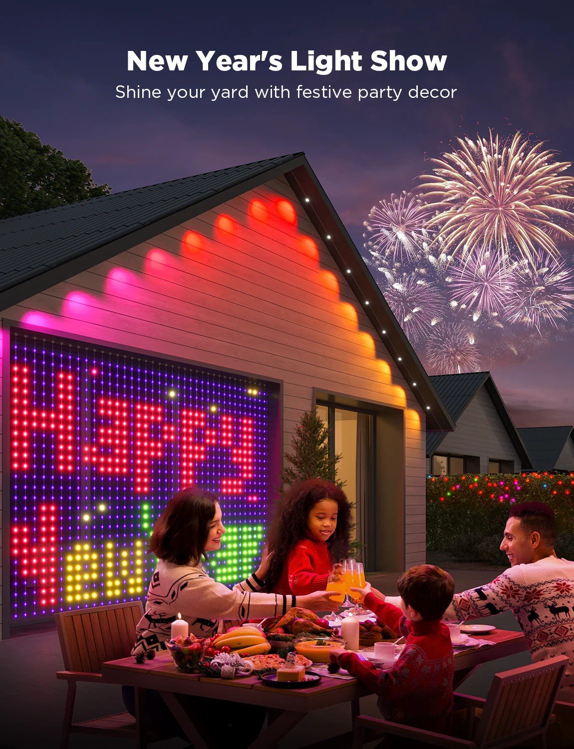 🎅 Early Christmas Sale 49% OFF - Smart Rainbow LED Permanent Outdoor Light🎁