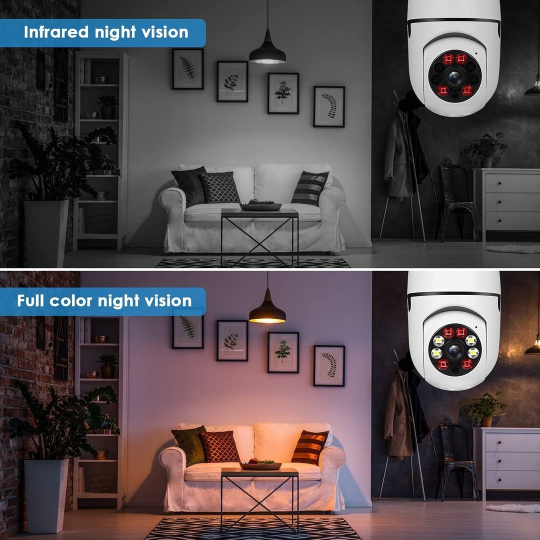 Summer Hot Sale 48% OFF - Wireless Wifi Light Bulb Camera Security Camera