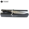 TOSAHWI HANDMADE Sandalwood Handle Chrome Steel Fixed Blades-69541