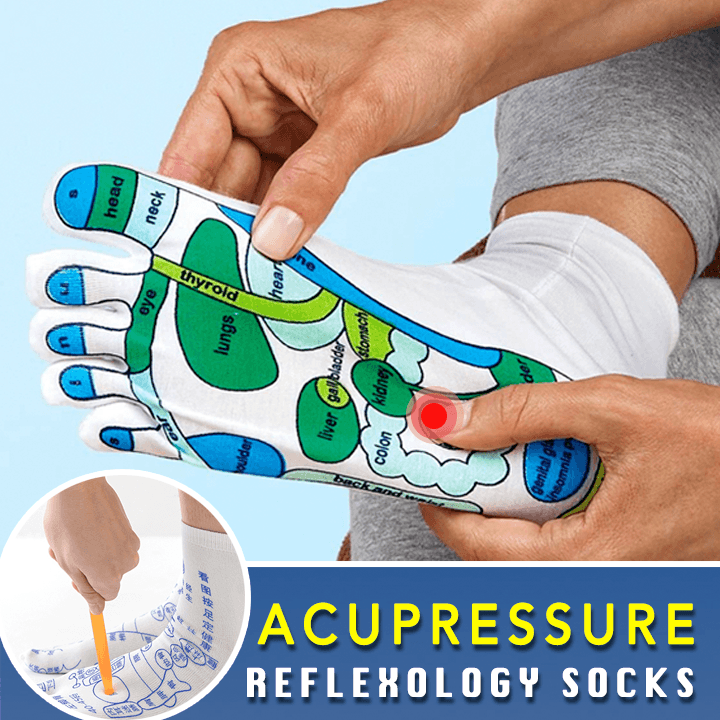 Early Summer Hot Sale 48% OFF - Acupressure Reflexology Socks(BUY 4 FREE SHIPPING NOW)