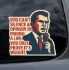 Charlie Patriot Decal – Premium Car Window Sticker for True Americans