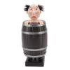 Funny Wooden Barrel Cigarette Dispenser