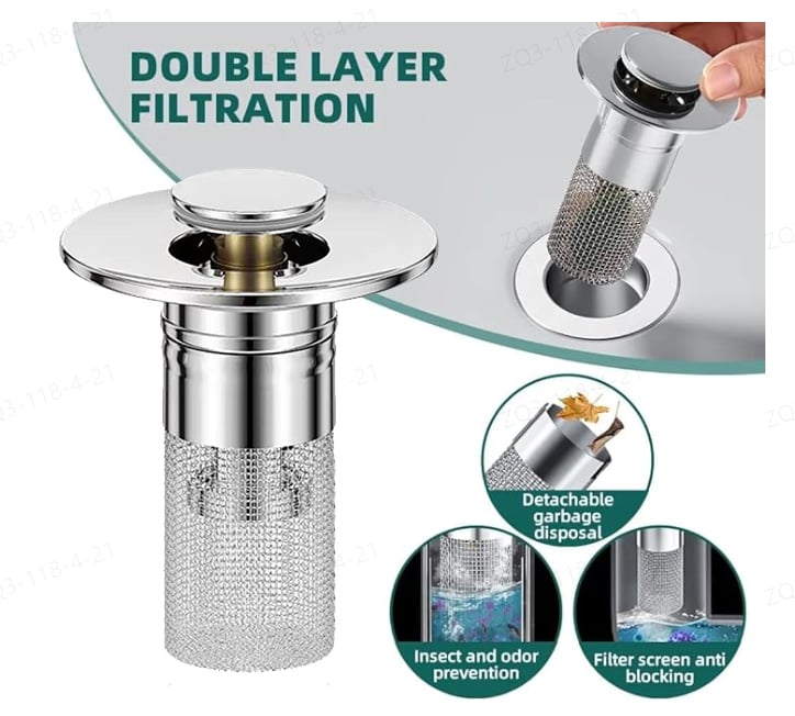 (🔥TikTok Summer SALE) - Stainless Steel Floor Drain Filter