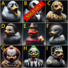 🔥Early Halloween Promotion !! - Classic Horror Movie Character Duck