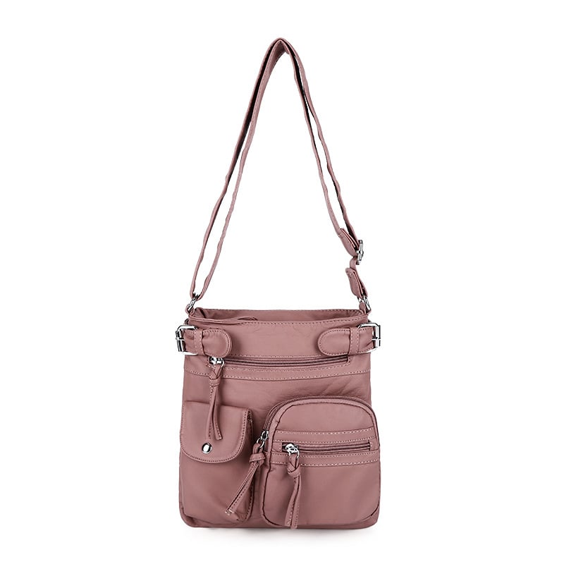 Christmas Hot Sale 48% OFF - Multi-Pocket Crossbody Bag Soft Leather Shoulder Purse Bag - Buy 2 get 10% OFF&Free Shipping