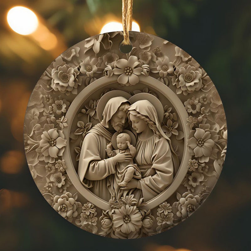 (🌲Early Christmas Sale- 49% OFF) 🎁3D Catholic Christmas Ornament