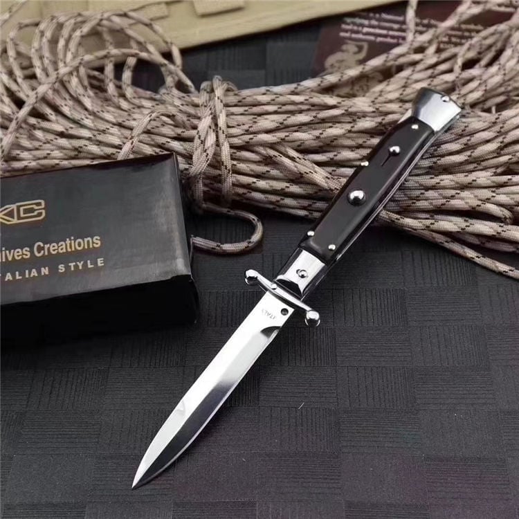 Pure Handmade Old School Italian Stiletto Pocket Knife - Buy 2 Free Shipping
