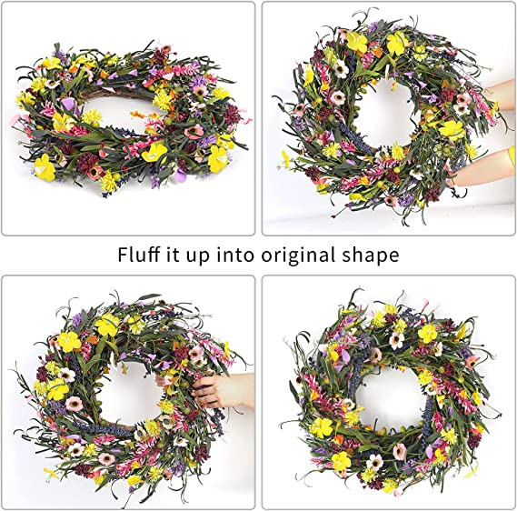 💝2023 Father's Day Save 48% OFF🎁Daisy and Lavender Wreath Docration(BUY 2 GET FREE SHIPPING)