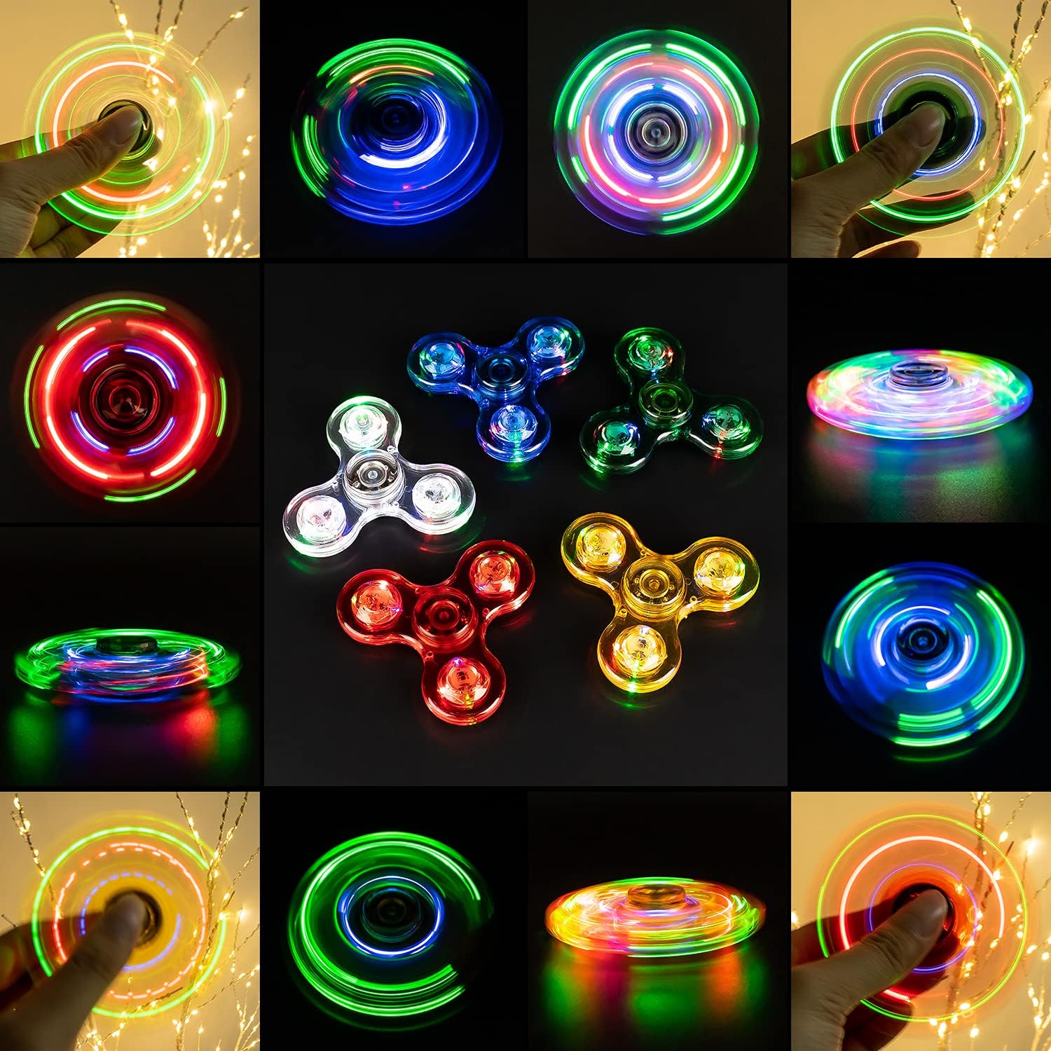 Led Light Fidget Spinners | Best Gift for Children