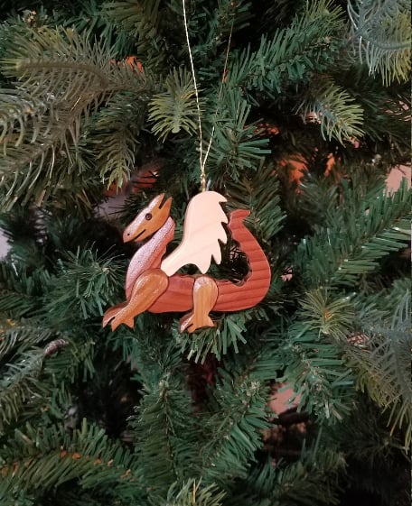 🎄🎅Christmas Presale - 49% OFF🎄-Hand-Carved Wooden Animal Christmas Ornaments