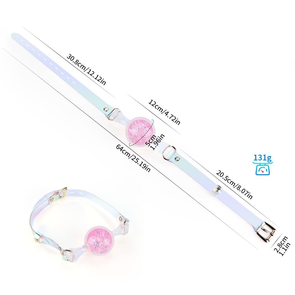 Colorful Crystal Ballgags