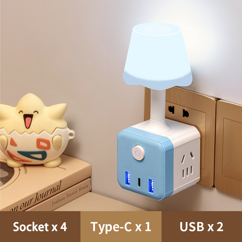 💗Mother's Day Sale 50% OFF💗LED Night Light Multi-Plug Socket Converter(BUY 2 GET FREE SHIPPING)