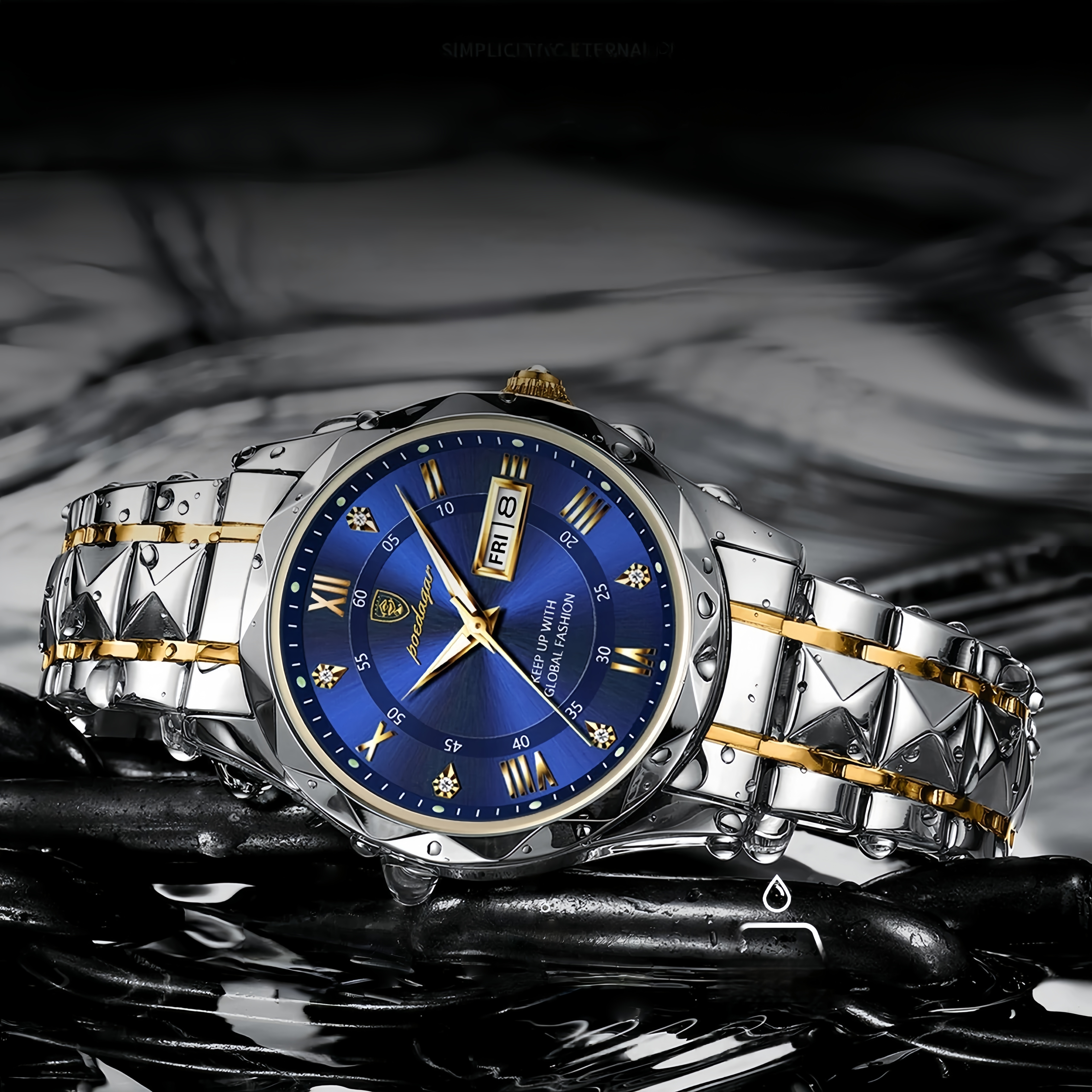🔥Letzter Tag 50%-Wasserdichte Luxus-Armbanduhr der Top-Marke mit Leucht