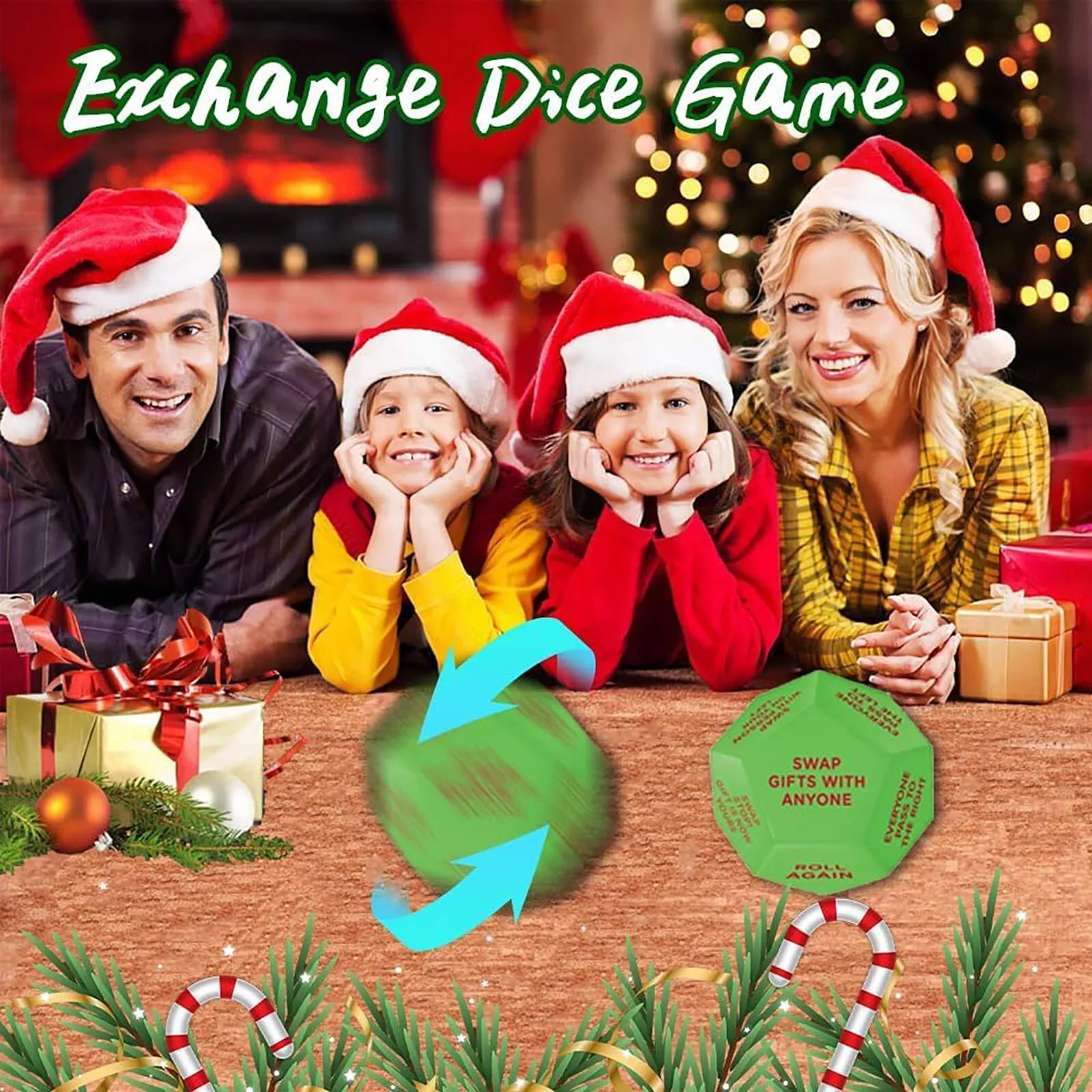 👍Buy 2 Get 1 Free🎲Santa Swap Gift Exchange Dice🎁