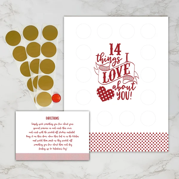 Valentine's Scratch Off Advent 