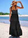 ANRABESS Women Dresses 2024 Summer Sleeveless Maxi Dress Casual Spaghetti Strap Tiered Flowy Beach Long Sun Dress