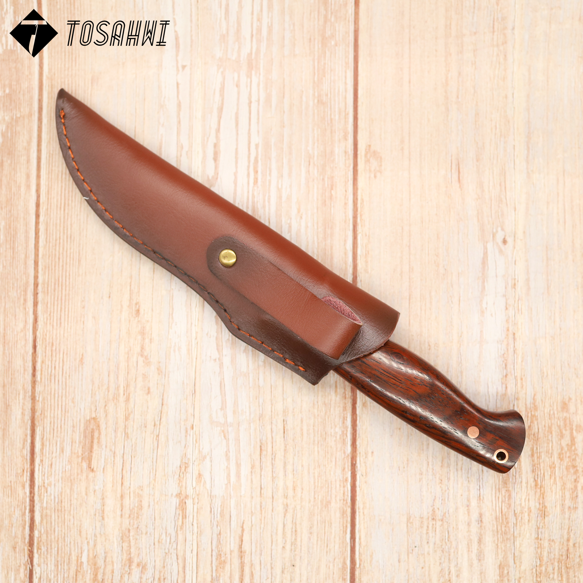 TOSAHWI HANDMADE M390 Steel Cocobolo Fixed Blades-69529