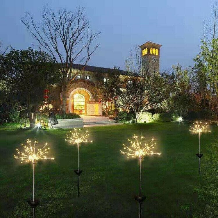 (🔥Special Offer 1000pcs 50% OFF)Waterproof Solar Garden Fireworks Lamp