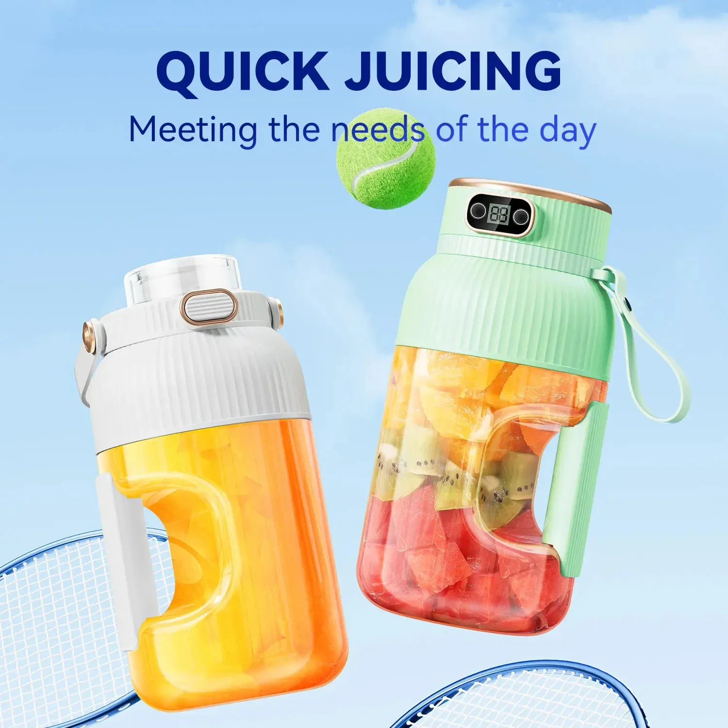 🍎🍓🍉Last Day Promotion - 60% OFF🍊 Multifunctional Portable Juicer Cup