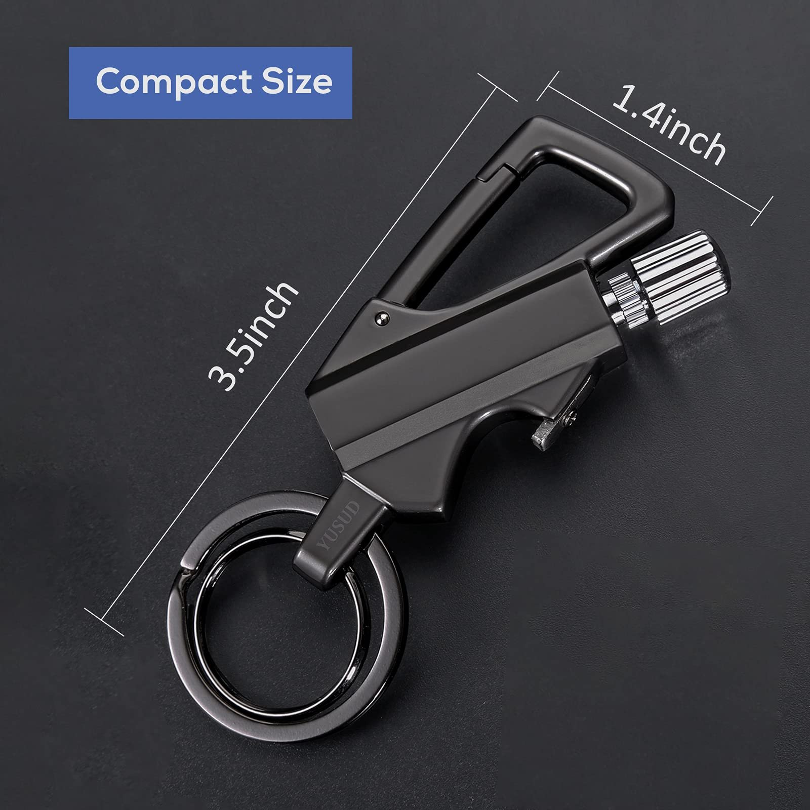 🔥LAST DAY 49% OFF🔥Permanent Match Infinity Lighter with Multitool Keychain Bottle Opener