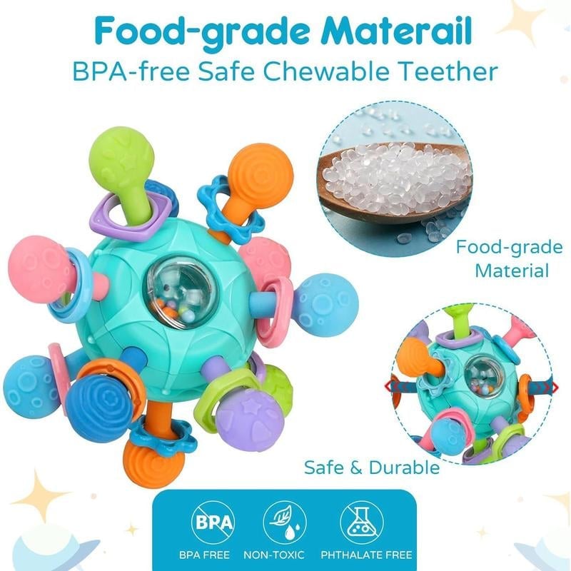🔥Last Day 50% OFF🔥Colorful Baby Teething Toy