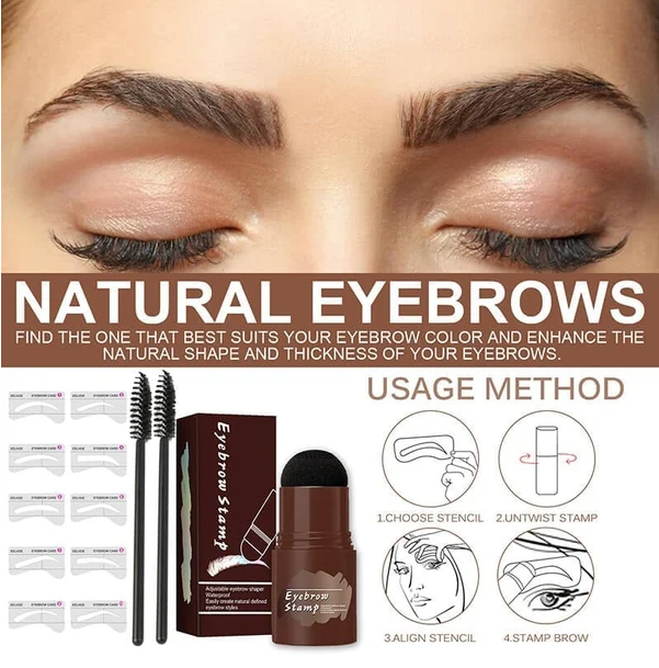 🎁Spring Hot Sale-49% OFF🔥Perfect Brows Stencil Stamp Kit🔥