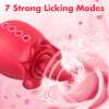 3 in 1 Sucking &Licking Rose Vibrators
