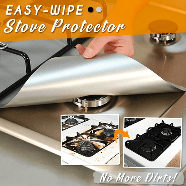 (HOT SALE - SAVE 50% OFF) Easy-Wipe Stove Protector(4 pcs) - BUY 2 FREE SHIPPING